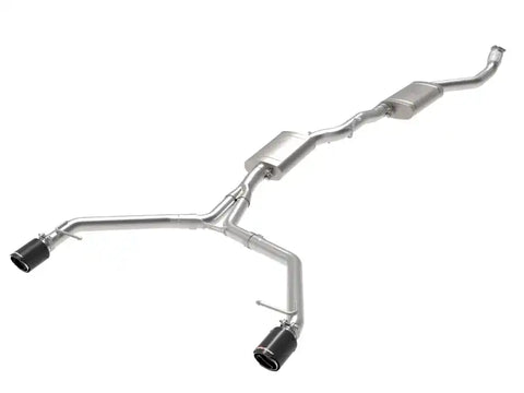 aFe 49-36438-C MACH Force-Xp 13-16 Audi Allroad L4 SS Cat-Back Exhaust w/ Carbon Tips