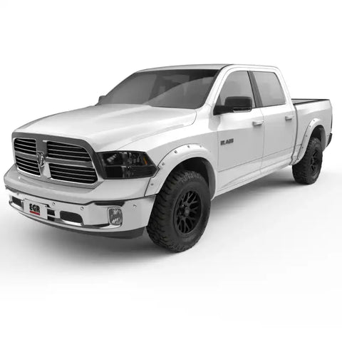 EGR 09+ Dodge Ram LD Bolt-On Look Color Match Fender Flares - Set Bright White