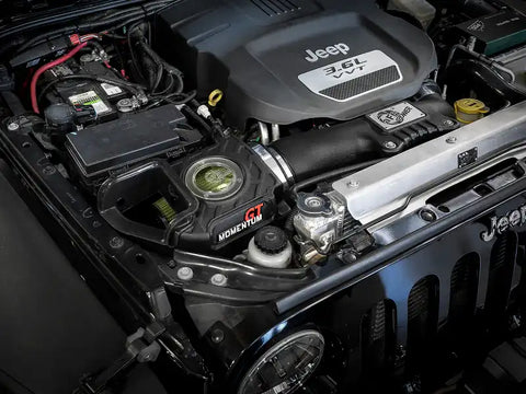 aFe 75-76212 Momentum GT Pro GUARD 7 Cold Air Intake System 12-18 Jeep Wrangler JK V6 3.6L