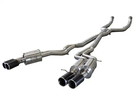 aFe 49-36317-C MACHForce XP Exhaust 304SS Cat-Back w/ Carbon Fiber Tips 12-13 BMW M5 (F10) V8 4.4L (tt)