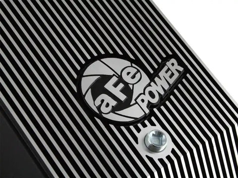 aFe 46-70122-1 Transmission Pan (Black) Ford Diesel Trucks 03-10 V8-6.0/6.4L (td)