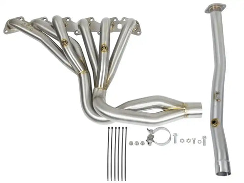 aFe 48-36105-YN Twisted Steel Tri-Y Headers/Connection Pipes (Race) 01-16 Nissan Patrol (Y61) 4.8L