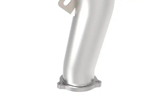 aFe 48-36410-YC 09-16 Audi A4/A5 (B8) L4-2.0L (t) Twisted Steel 3in. Downpipe - 304 Stainless w/ Cat