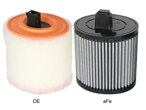 aFe 11-10138 MagnumFLOW Air Filters OER Pro Dry S A/F 16-17 Cadillac ATS-V V6-3.6L (tt)