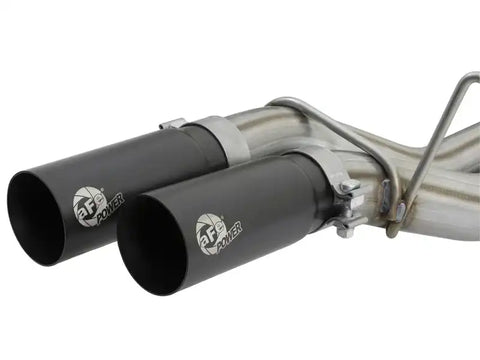 aFe 49-43091-B POWER Rebel Series 3in 409 SS Cat Back Exhaust w/ Black Tips 17 Ford F-150 Raptor V6-3.5L