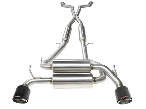 aFe 49-36103-C Takeda 2-1/2in 304SS Cat-Back Exhaust Infiniti G37 08-13/Q60 14-15 V6-3.7 w/ Carbon Fiber Tips