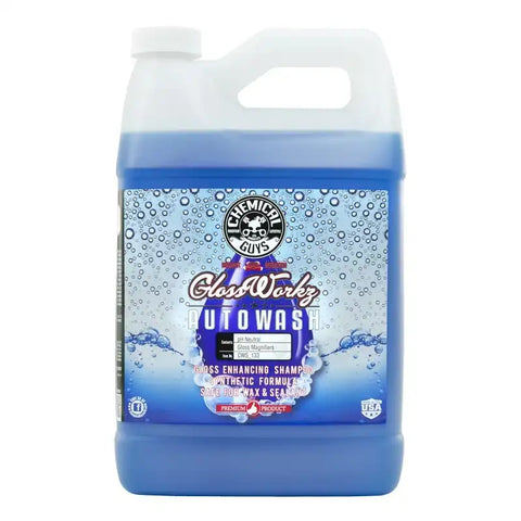 Chemical Guys Glossworkz Gloss Booster & Paintwork Cleanser Shampoo - 1 Gallon - Case of 4