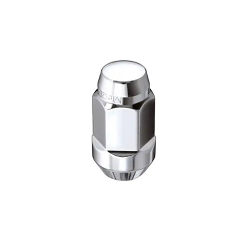 McGard Hex Lug Nut (Cone Seat Bulge Style) M14X1.5 / 22mm 1.635in. Length (4-Pack) - Chrome