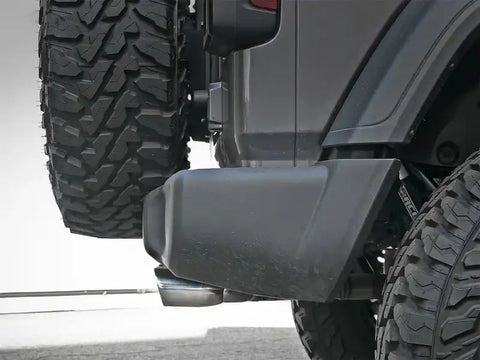 aFe 49-38071-P Rebel Series 2.5in. 304 SS C/B Exhaust System 2018 Jeep Wrangler (JL) V6-3.6L - Polished Tip