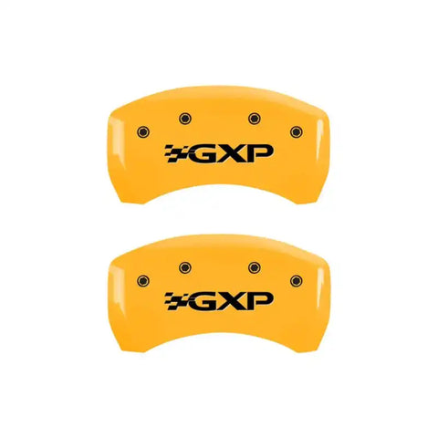 MGP 4 Caliper Covers Engraved Front & Rear MGP Black finish silver ch