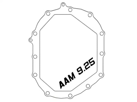 aFe 46-71050B Power 11-18 GM 2500-3500 AAM 9.25 Axle Front Differential Cover Black Machined Street Series