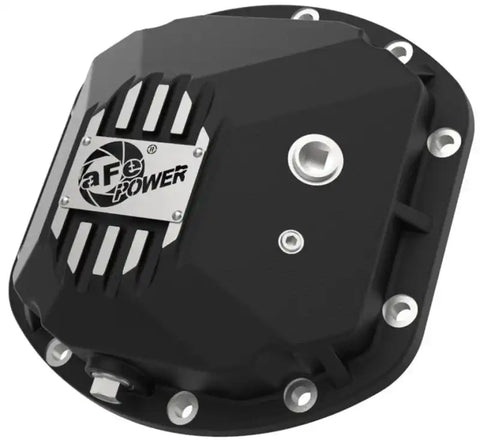aFe 46-71130B Street Series Dana 30Front Differential Cover Black w/ Machined Fins 97-18 Jeep Wrangler