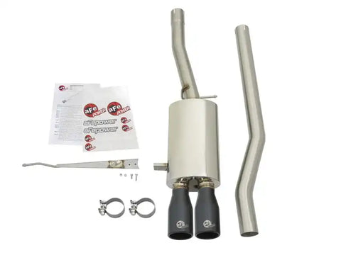 aFe 49-36331-B MACHForce XP Exhausts Cat-Back SS-304 14-17 Mini Cooper S Hardtop 2-Door w/ Black Tips