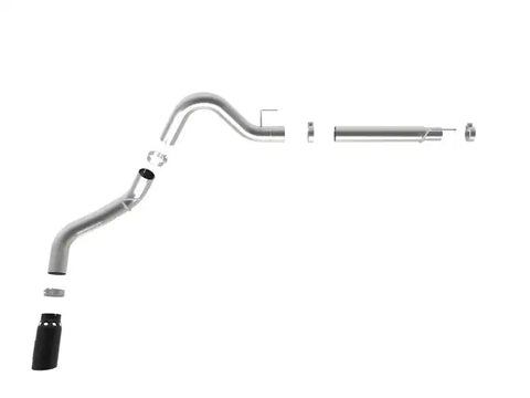 aFe 49-43143-B 2021 Ford F-150 V6-3.0L (td) Large Bore 409 SS DPF-Back Exhaust System