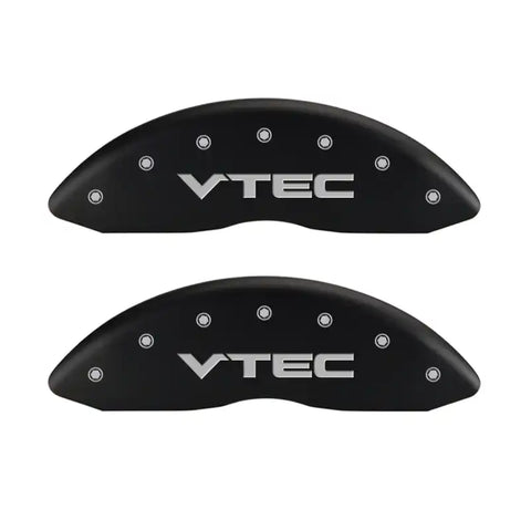 MGP 4 Caliper Covers Engraved Front & Rear Vtech Red finish silver ch