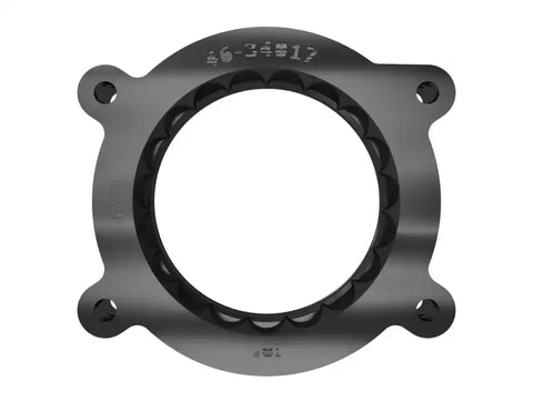 aFe 46-34017B 2020 Vette C8 Silver Bullet Aluminum Throttle Body Spacer / Works With Factory Intake Only - Blk
