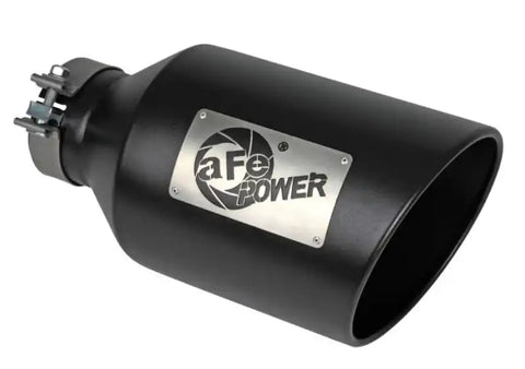 aFe 49T40801-B15 Power MACH Force-Xp 409 Stainless Steel Clamp-on Exhaust Tip Black