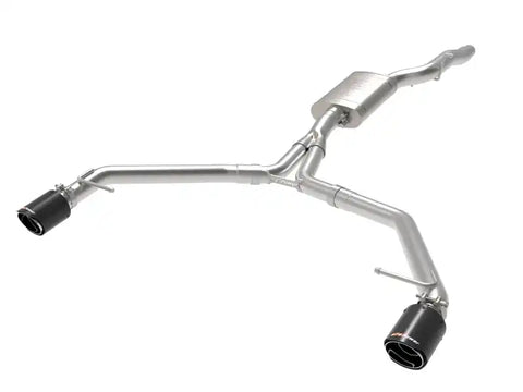 aFe 49-36437-C MACH Force-Xp 13-16 Audi Allroad L4 SS Axle-Back Exhaust w/ Carbon Tips