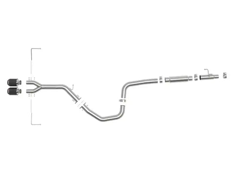 aFe 49-37011-C Takeda Exhaust Cat-Back 19-20 Hyundai Veloster 304SS Carbon Fiber Dual Tips