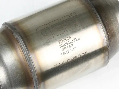 aFe 48-36318-1HC 09-13 MINI Cooper S (R56) L4 1.6L (t) Twisted Steel Down Pipe 2-1/2in 304 Stainless w/ Cat