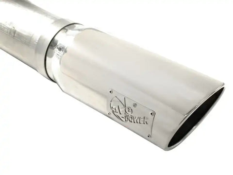 aFe 49-42016-P MACHForce XP 5in DPF-Back 409SS Exhaust Dodge Diesel Trucks 07.5-12 L6-6.7L (td) Polished Tip