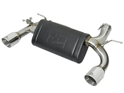 aFe 49-36335-P MACHForce XP 16-17 BMW 340i/iX 440i/iX L6-3.0L (t) SS Axle-Back Exhaust w/Polished Tips