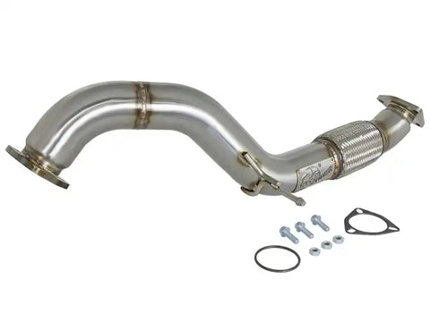 aFe 49-36617 Twisted Steel 3in Rear Down-Pipe/Mid Pipe 2017+ Honda Civic Type R I4 2.0L (t)