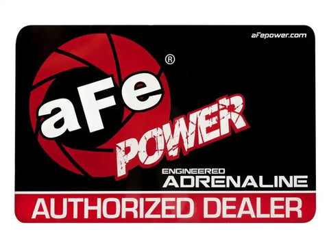aFe 40-10080 Power Marketing Promotional PRM Cling Window: Dealer (Medium)
