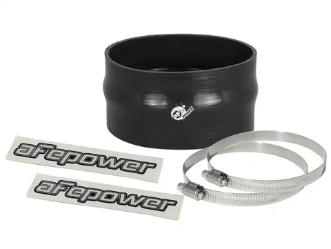 aFe 59-00062 Magnum FORCE CAI Univ. Silicone Coupling Kit (3.875in. ID / 2.25in. L) Straight Coupler w/Hump