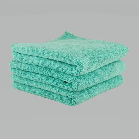Chemical Guys Workhorse Microfiber Towel (Exterior)- 24in x 16in - Green - 3 Pack - Case of 16