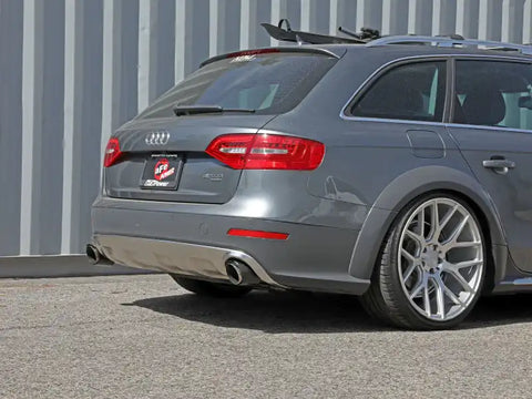 aFe 49-36437-C MACH Force-Xp 13-16 Audi Allroad L4 SS Axle-Back Exhaust w/ Carbon Tips