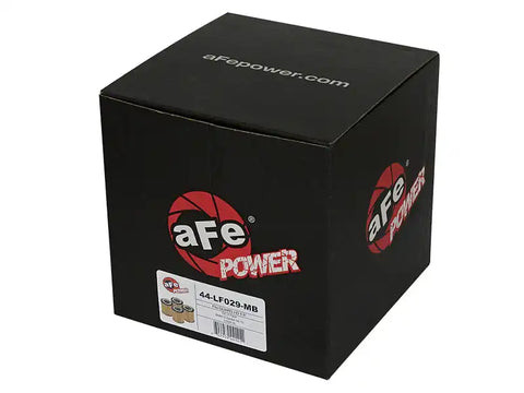 aFe 44-LF029-MB Pro GUARD D2 Oil Filter 06-19 BMW Gas Cars L6-3.0T N54/55 - 4 Pack