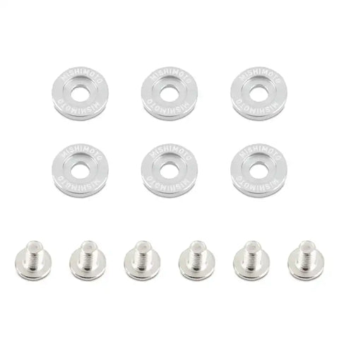 Mishimoto Small Fender Washer Kit (6pcs) - Silver