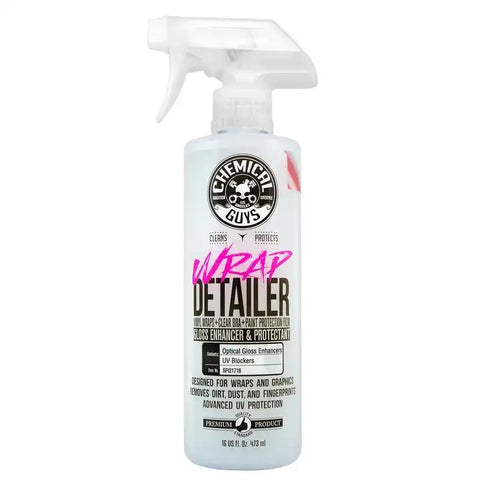 Chemical Guys Wrap Detailer Gloss Enhancer & Protectant for Vinyl Wraps - 16oz - Case of 6