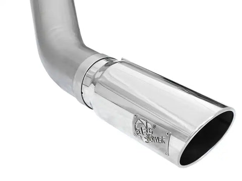 aFe 4389134 MACHForce XP Exhaust Large Bore 5in DPF-Back Alu. 13-15 Dodge Trucks L6-6.7L (td) *Polish Tip