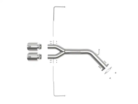 aFe 49-37012-P Takeda 3in-2.5in 304 SS Axle-Back Exhaust w/Polished Tip 19-20 Hyundai Veloster I4-1.6L(t)