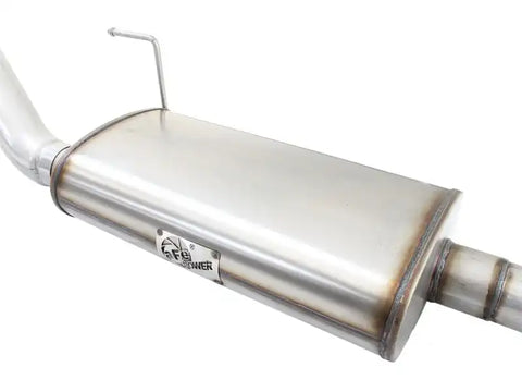 aFe 49-43073-P MACHForce XP Exhaust 3in-3.5in SS Single Side Ext CB w/ Polished Tips 15 Ford F150 V8 5.0L CC/SB
