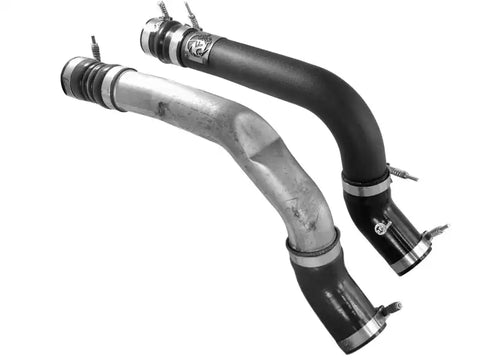 aFe 46-20138-B BladeRunner 3in Black Intercooler Tube Hot Side w/ Couplings & Clamps 13-14 Dodge RAM 6.7L (td)