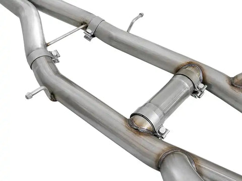 aFe 49-34078-B MACHForce XP 3in 304SS Cat Back Exhaust s/ Black Tips 16-17 Cadillac ATS-V V6-3.6L (tt)