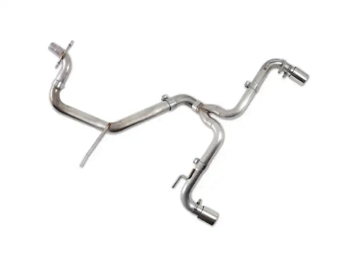 AWE Tuning Golf TDI (GTI Style) Performance Exhaust - Polished Silver Slash Cut Tips