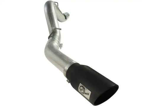 aFe 49-44041-B MACHForce XP Exhaust 5in DPF-Back SS 11-13 GM Diesel Trucks V8-6.6L (td) (LML) (Blk Tip)