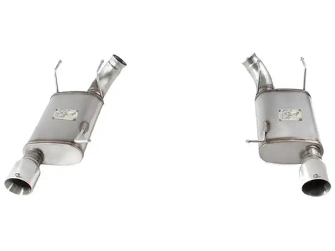 aFe 49-43052-P MACHForce XP Exhaust 11-14 Ford Mustang GT V8-5.0L 3in. SS Axle-Back w/Polished Tips