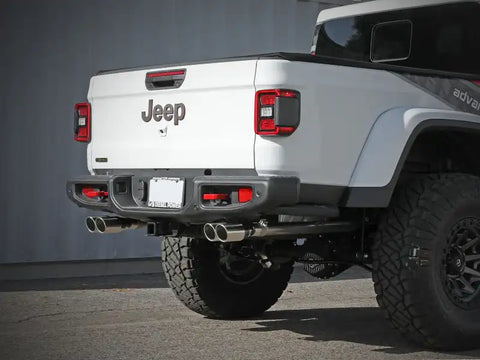 aFe 49-38095-P Vulcan Series 3in 304SS Cat-Back 21 Jeep Gladiator V6-3.0L (td) - Dual Polished Tip