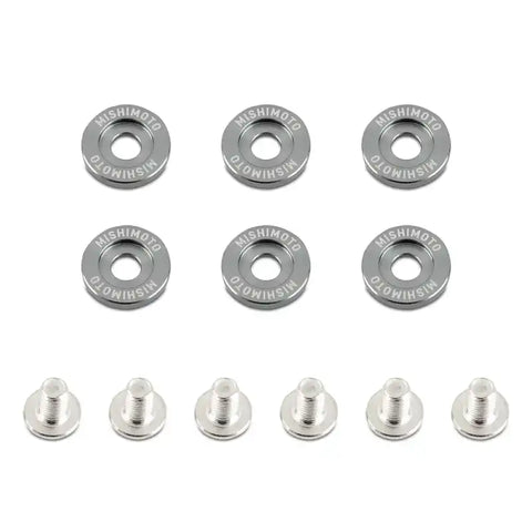 Mishimoto Small Fender Washer Kit (6pcs) - Gunmetal