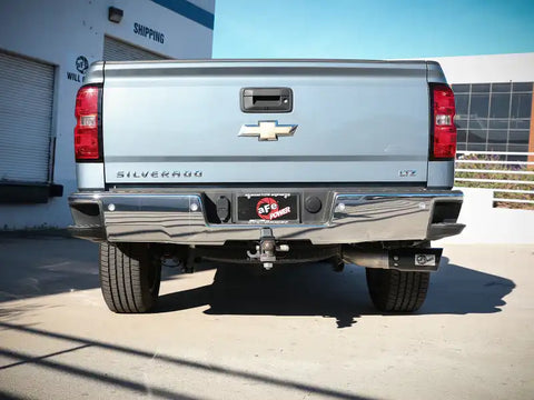 aFe 49-44116-B Apollo GT Series 4in 409SS Cat Back Exh System w/Blk Tip 14-18 GM Silverado/Sierra 1500 V8-6.2L