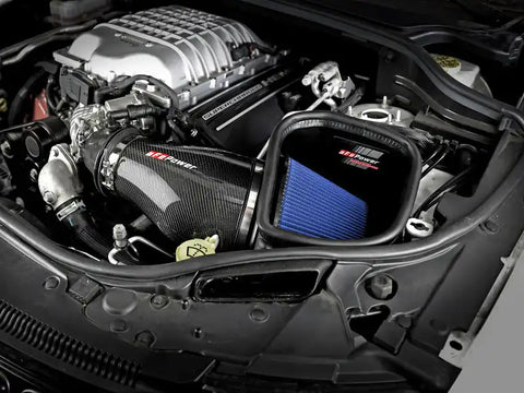 aFe 57-10002R Track Series Carbon Fiber Pro 5R AIS - 2018 Jeep Grand Cherokee Trackhawk (WK2) V8-6.2L(SC)