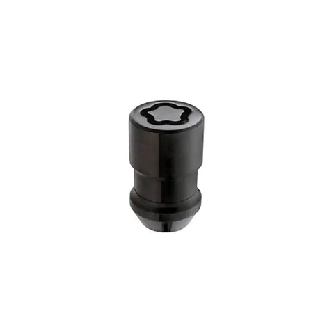 McGard Wheel Lock Nut Set - 4pk. (Cone Seat) 1/2-20 / 3/4 & 13/16 Dual Hex 1.46in. Length Black