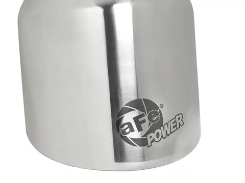 aFe 49T25404-P06 MACH Force-Xp 304 SS Clamp-On Exhaust Tip 2.5in. Inlet / 4in. Outlet 6in. L - Polished