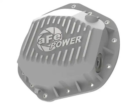 aFe 46-71060A Street Series Rear Differential Cover Raw w/ Machined Fins 01-18 GM Diesel Trucks V8-6.6L (td)
