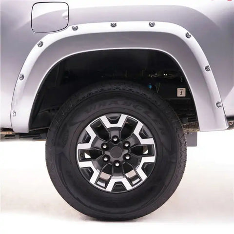 EGR 15+ GMC Sierra HD Bolt-On Look Color Match Fender Flares - Set FF Switchblade Silver